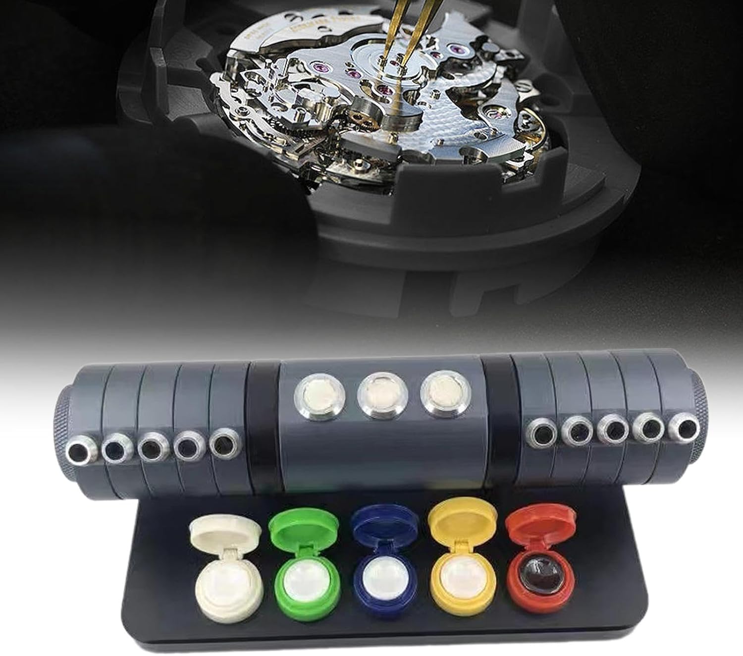 BERGEON ベルジョン 4連オイルカップ 30180 真鍮製 オイラー Wzmzjy